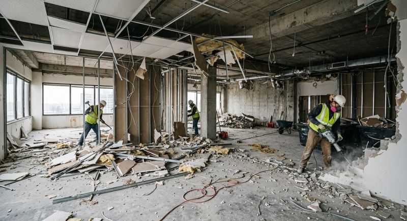 Commercial Property Demolition in Katy, TX