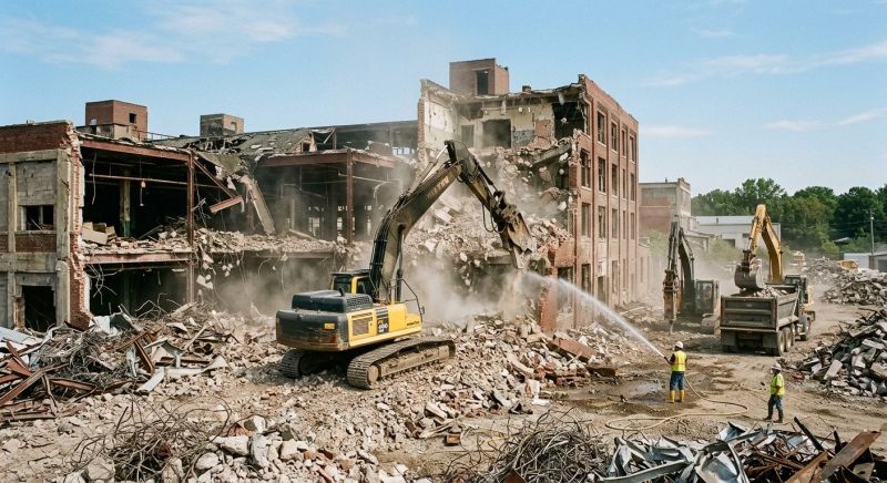 Industrial Demolition in Katy, TX