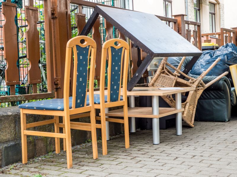 Patio Furniture Removal in Sacramento, CA